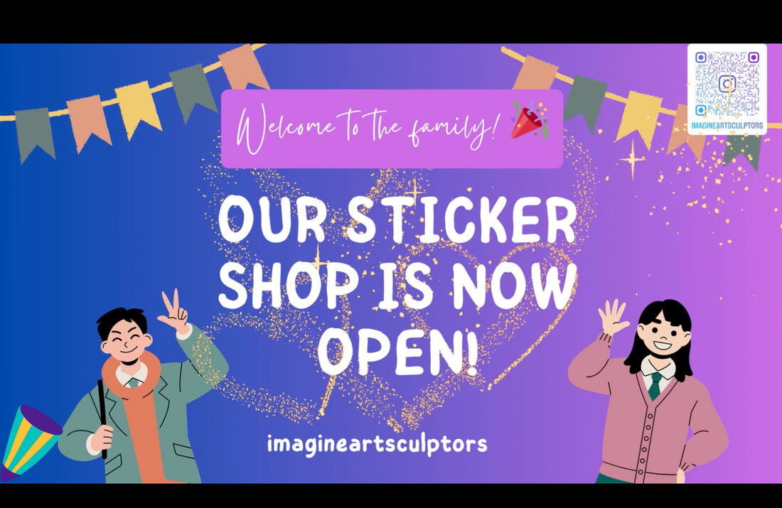 Our Sticker Shop is now Open!